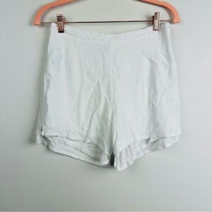 FARM Rio White High Waist Shorts Size Large
